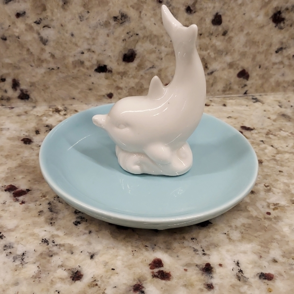 Dolphin trinket/jewelry dish